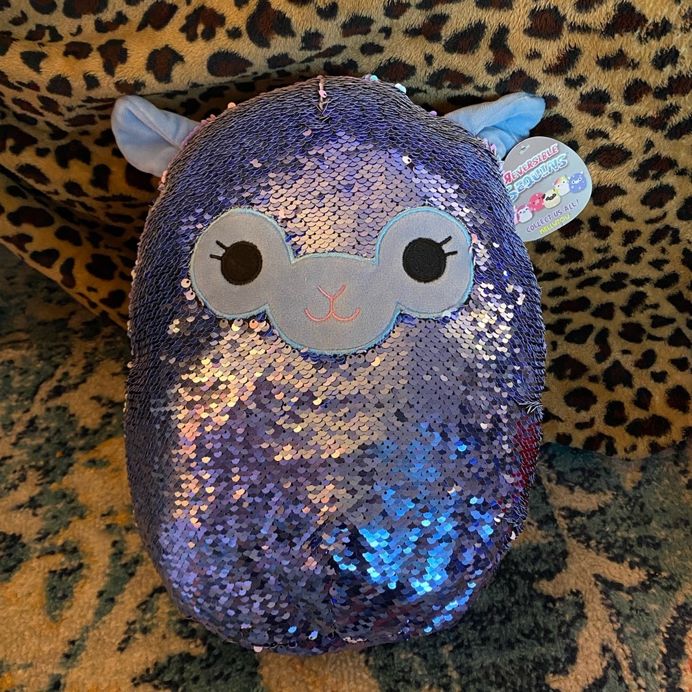 Sequin alpaca Squishmallow